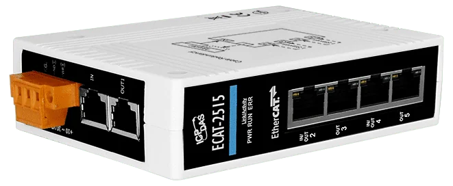 ECAT-2515 EtherCAT Junction SubDevice Module, 6-Port