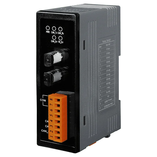 I-2533-UTA CAN to Multi-mode Fiber Bridge, -40 to 75 °C