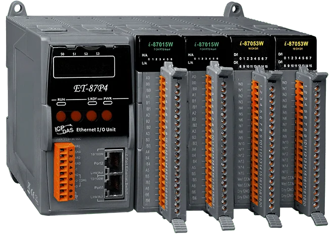 ET-87P4 4-Slot Intelligent Ethernet I/O Expansion Unit, DCON Protocol