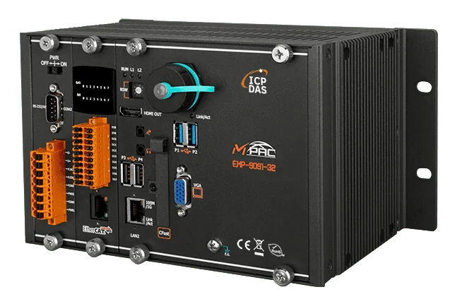 EMP-9091-32 Windows 10 IoT PAC, 32-axis EtherCAT Master, E3950
