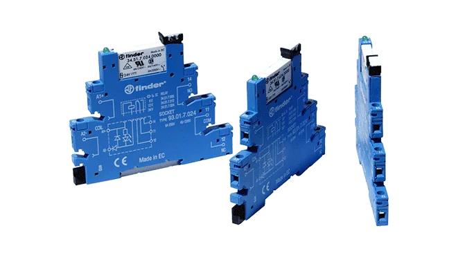 RM-38.61 1-Pole Form C 6 A Power Relay Module, DIN-rail