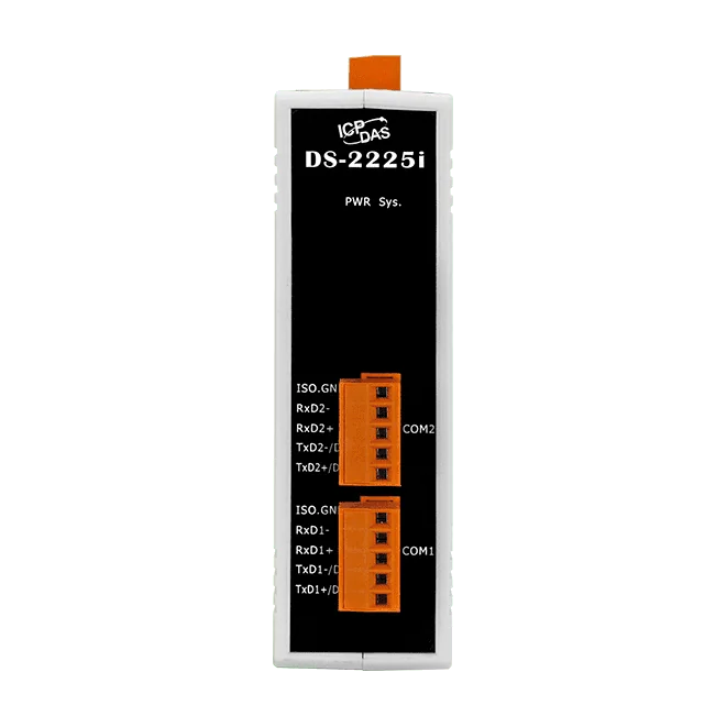 DS-2225i Serial-to-Ethernet Device Server, 2x RS-422/485 Isolated