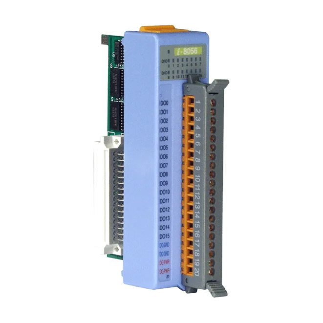 I-8056 16-ch Sink-type Digital Output Module, Non-isolated, Blue Cover