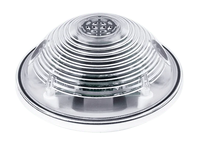 ALM-Horn-RGB PoE Ethernet Alarm Siren with 8-LED RGB Beacon