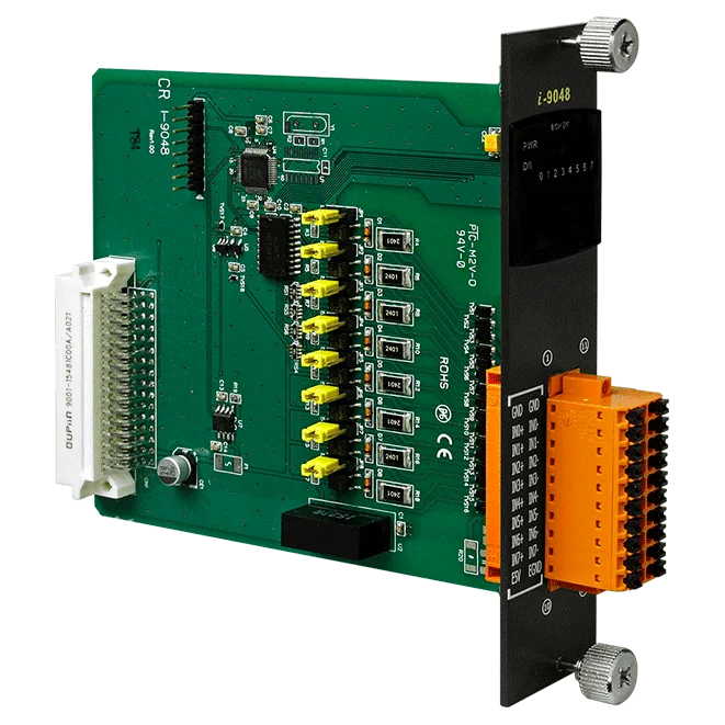 I-9048 8-ch Digital Input Module with Interrupt, Dry and Wet Contact