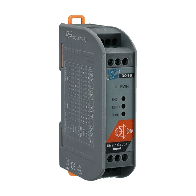 SG-3016-80-G Strain Gauge Signal Conditioner, 80 Hz Low Pass, mV to V/mA