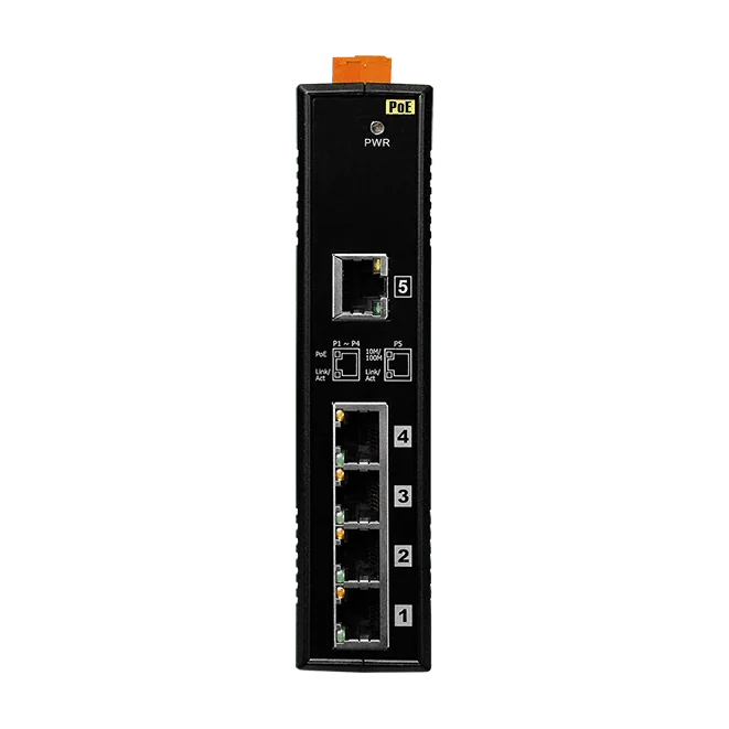 NS-205PSE-24V Unmanaged 5-port PoE PSE Ethernet Switch, 10/100 Mbps