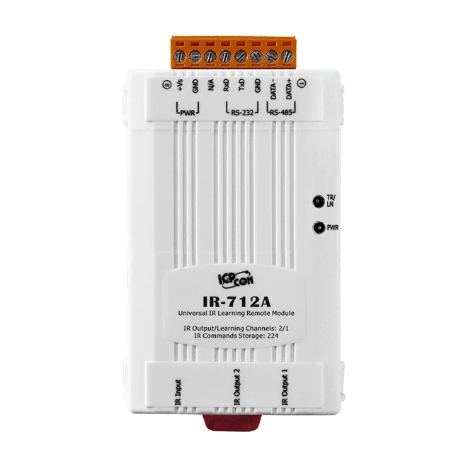 IR-712A Universal IR Learning Module, 2-ch IR Output, RS-232/RS-485