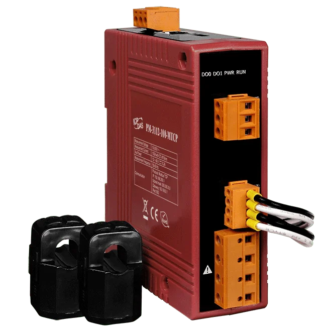 PM-3112-100-MTCP Single-Phase Power Meter, 2-Loop Modbus TCP, 60 A CT