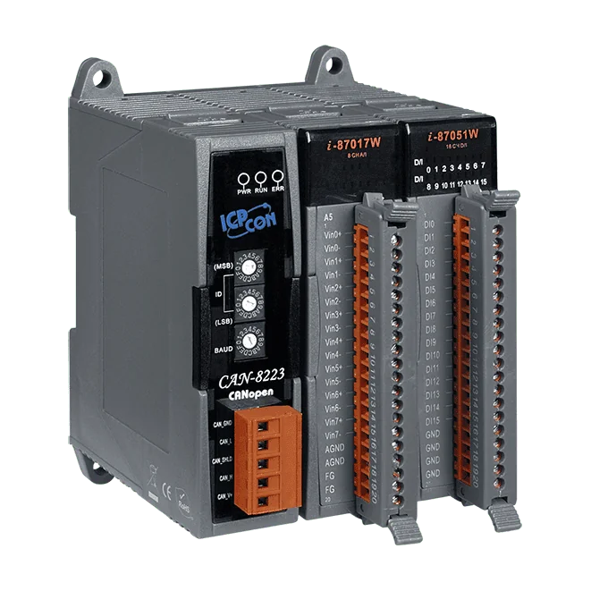 CAN-8223-G CANopen Remote I/O Unit, 2 I/O Expansion Slots