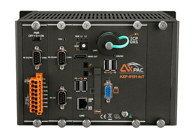AXP-9191-IoT 1-Slot Windows 10 IoT PAC with Intel Atom E3950 CPU