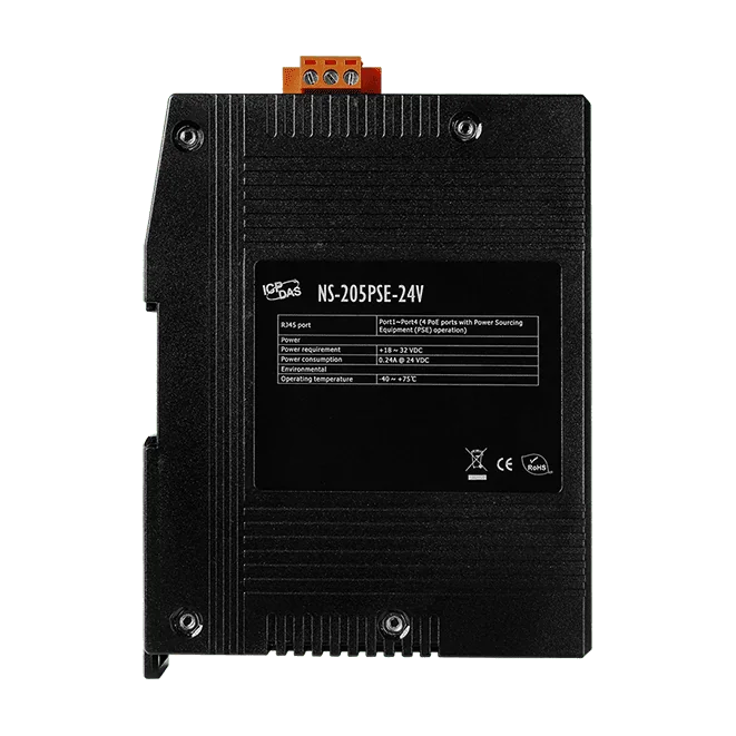 NS-205PSE-24V Unmanaged 5-port PoE PSE Ethernet Switch, 10/100 Mbps