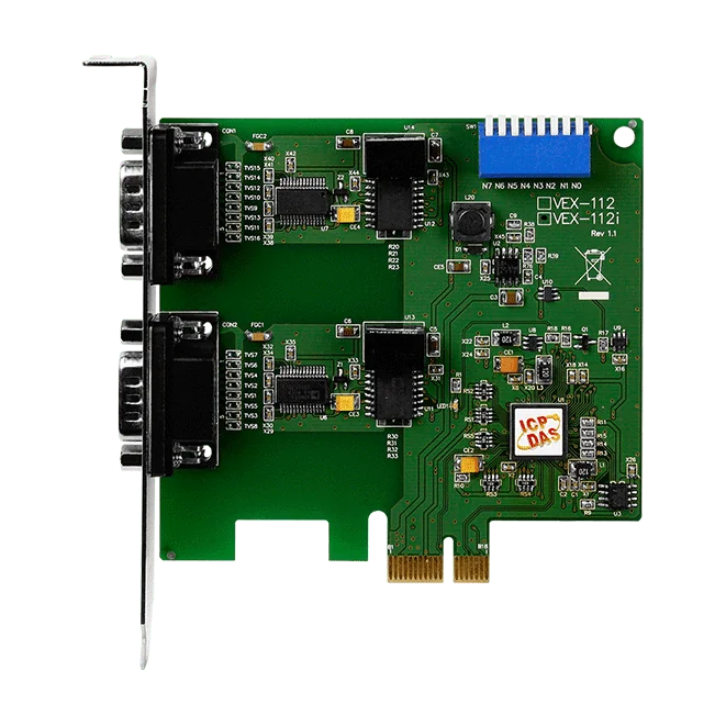 VEX-112i PCI Express Serial Board, 2-port Isolated RS-232