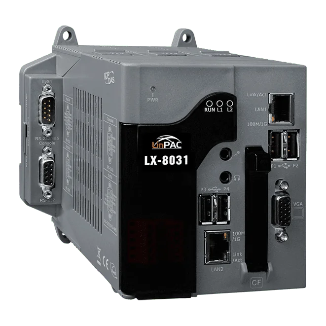 LX-8031 Linux PAC, 0-slot LX-8000 with x86 Dual-core CPU
