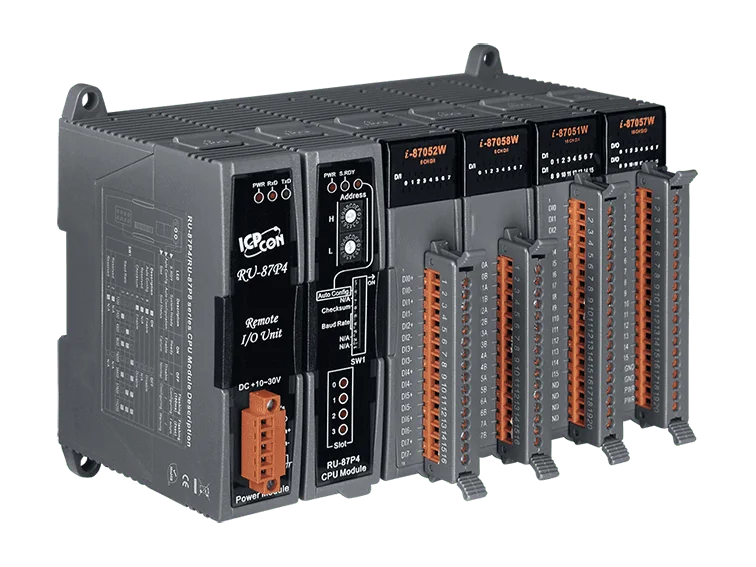 RU-87P4-G RS-485 I/O Expansion Unit, 4-Slot for I-87K Modules