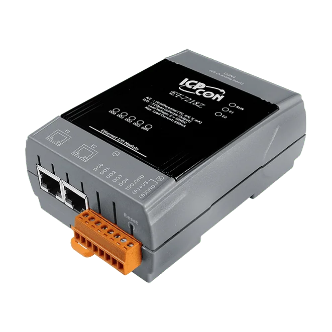 ET-7218Z/S Ethernet I/O Module with 2-port Ethernet Switch, 10-ch Thermocouple Input, 3-ch DO
