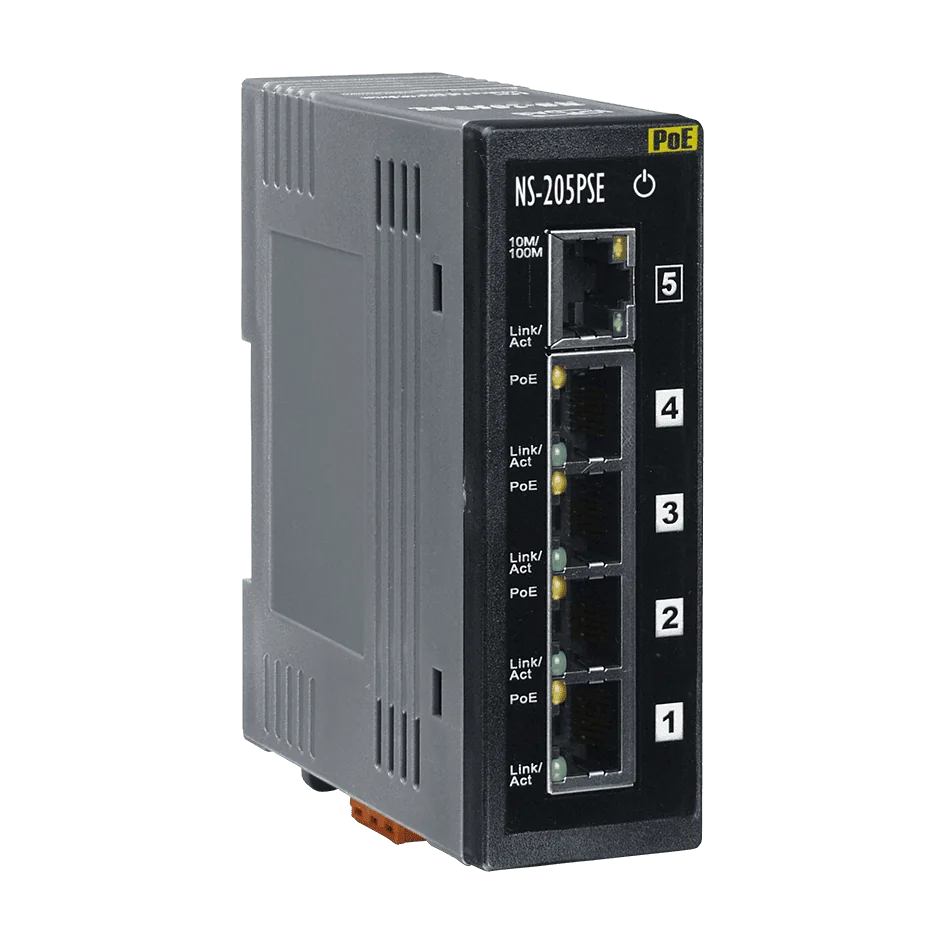 NS-205PSE Unmanaged 5-port PoE (PSE) Ethernet Switch, 10/100 Mbps