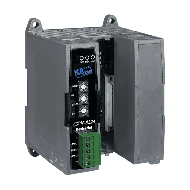 CAN-8224-G DeviceNet Remote I/O Unit, 2 I/O Expansion Slots